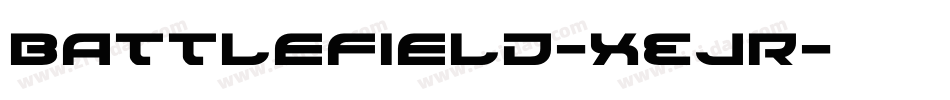 Battlefield-xEjR字体转换