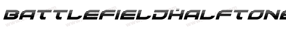 BattlefieldHalftoneItalic-5Amj字体转换