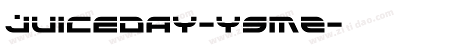 JuiceDay-y9MZ字体转换