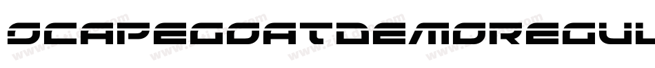 ScapegoatDemoRegular-w9mz字体转换