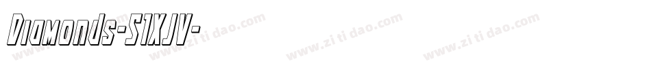 Diamonds-51XJV字体转换