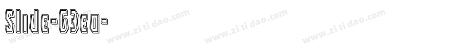 Slide-G3ea字体转换