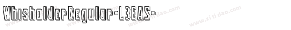 WhisholderRegular-L3EA5字体转换