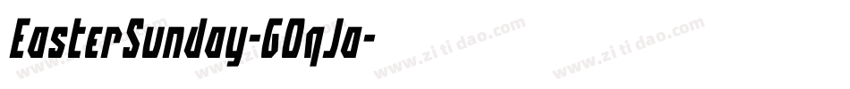 EasterSunday-GOqJa字体转换
