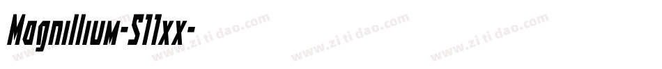 Magnillium-511xx字体转换