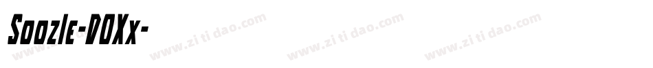 Soozle-DOXx字体转换