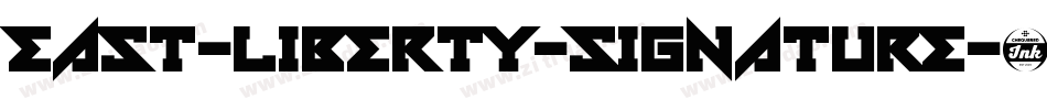East-liberty-signature字体转换