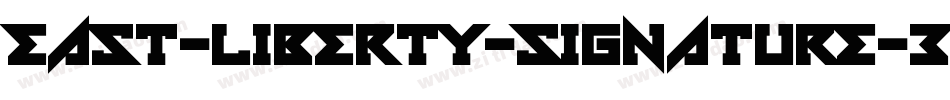 east-liberty-signature-3字体转换