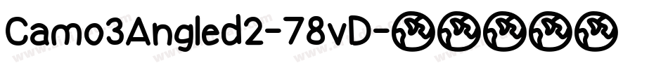 Camo3Angled2-78vD字体转换