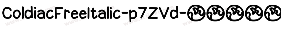 ColdiacFreeItalic-p7ZVd字体转换