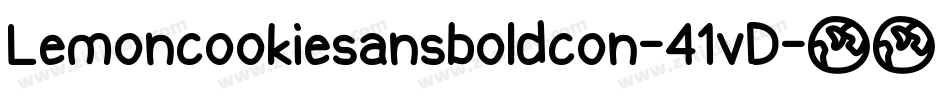 Lemoncookiesansboldcon-41vD字体转换