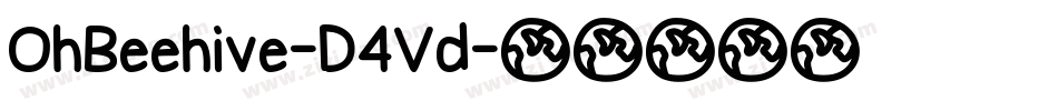 OhBeehive-D4Vd字体转换 OhBeehive-D4Vd字体转换