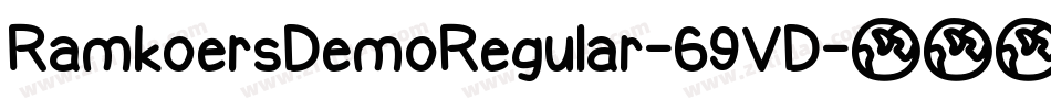 RamkoersDemoRegular-69VD字体转换