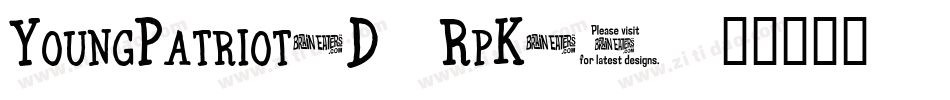 YoungPatriot3D-RpK36字体转换