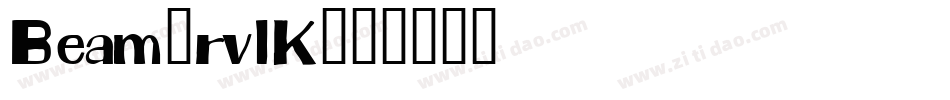 Beam-rvlK字体转换