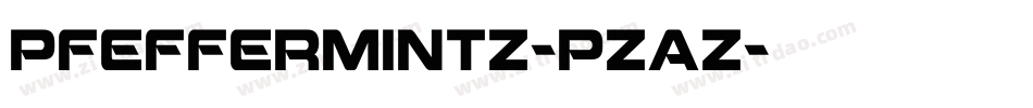 Pfeffermintz-pZaZ字体转换