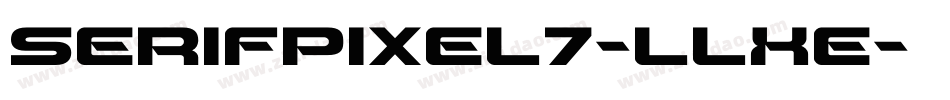 SerifPixel7-llXe字体转换 SerifPixel7-llXe字体转换