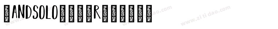 Handsolo-EZ9r字体转换