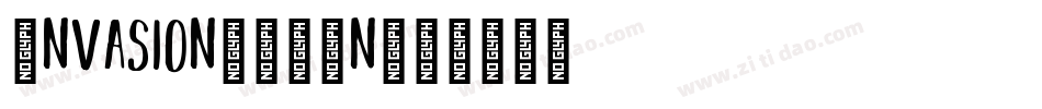Invasion-BV6n字体转换