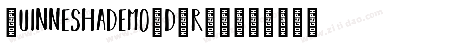 Quinneshademo-d9r7R字体转换