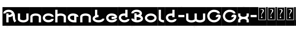 AunchantedBold-wGGx字体转换