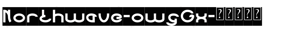 Northwave-owgGx字体转换
