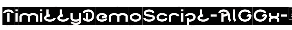 TimittyDemoScript-ALGGx字体转换