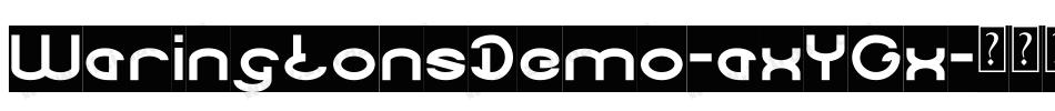 WaringtonsDemo-axYGx字体转换