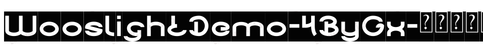 WooslightDemo-4ByGx字体转换