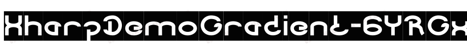 XharpDemoGradient-6YRGx字体转换