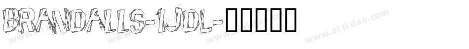 Brandalls-1JdL字体转换