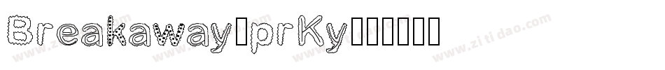 Breakaway-prKy字体转换