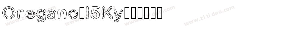 Oregano-l5Ky字体转换