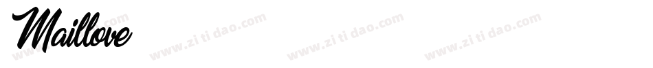 Maillove字体转换