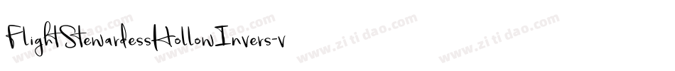 FlightStewardessHollowInvers-vL7L字体转换