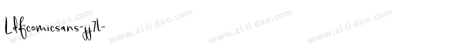 Ldfcomicsans-jj7l字体转换