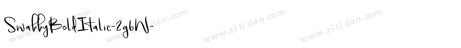SwabbyBoldItalic-2g6W字体转换 SwabbyBoldItalic-2g6W字体转换