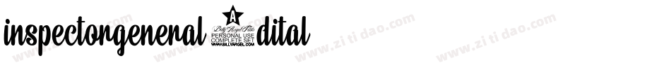 inspectorgeneral3dital字体转换