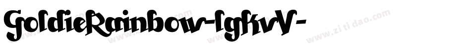 GoldieRainbow-lgKvV字体转换