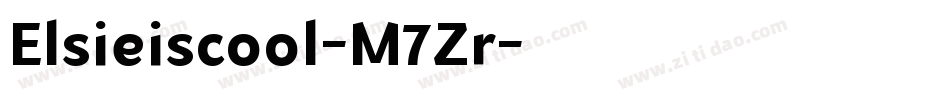 Elsieiscool-M7Zr字体转换