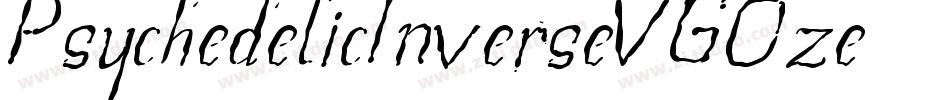 PsychedelicInverse-VGOze字体转换