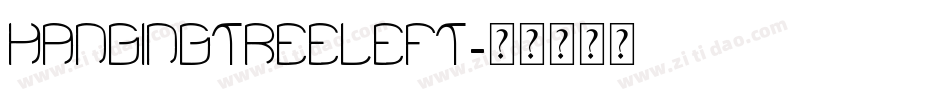 hangingtreeleft字体转换