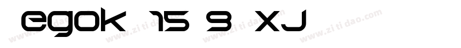 BegokV15-9Axj字体转换