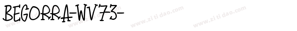 Begorra-wV73字体转换