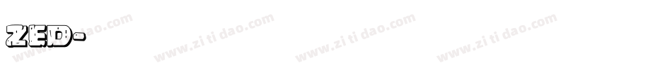 Zed字体转换