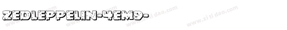 ZedLeppelin-4em9字体转换