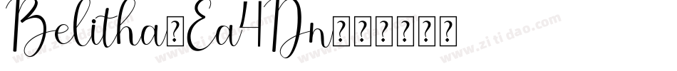 Belitha-Ea4Dn字体转换