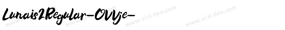 Lunais2Regular-OVVje字体转换