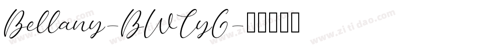 Bellany-BWLyG字体转换