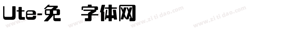 Ute字体转换